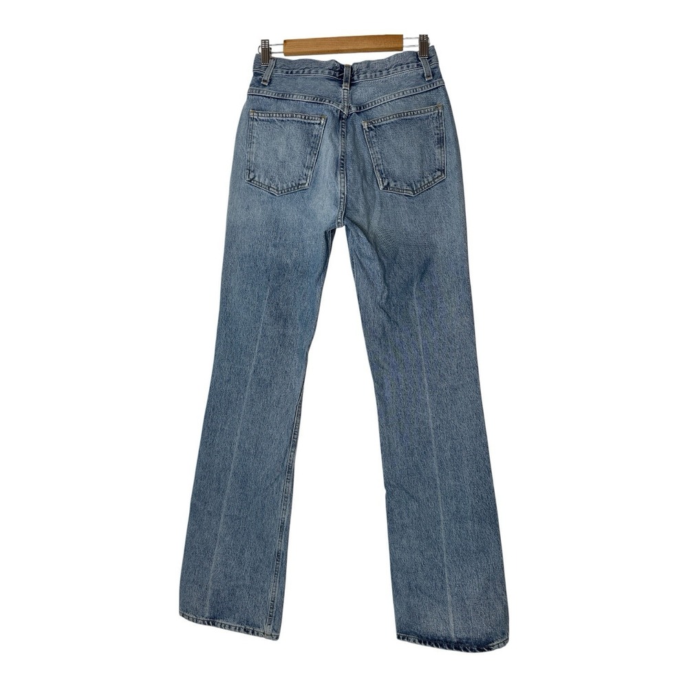 Agolde Women's High Rise Straight Denim Jeans Size 27 Blue Classic - Picture 3 of 9